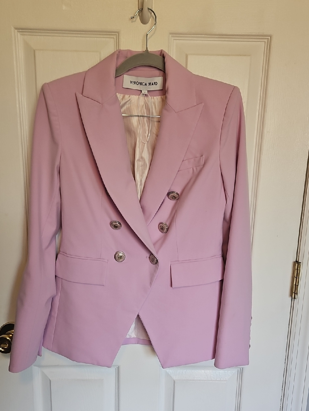 NWOT Veronica beard Barely Orchard  Miller Dickey blazer jacket US 2 - Picture 2 of 9